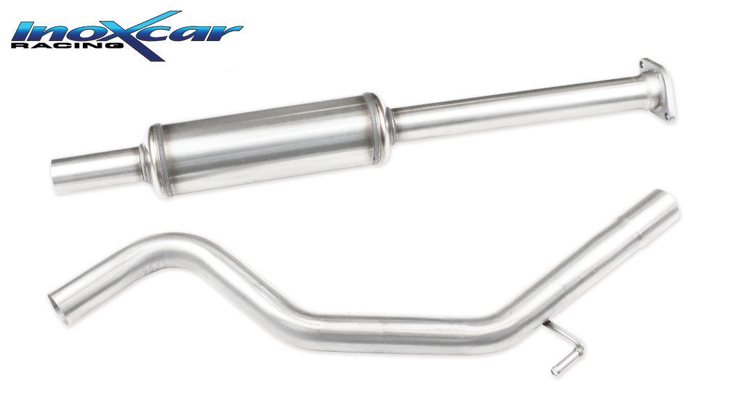 Tubo centrale con silenziatore FIAT GRANDE PUNTO (Type 199) 1.4 TURBO T-JET (120CV) 2007-- Ø 50 - Autobox