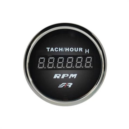 Contagiri digitale Chrome rim line 0-9999RPM SIMONI RACING