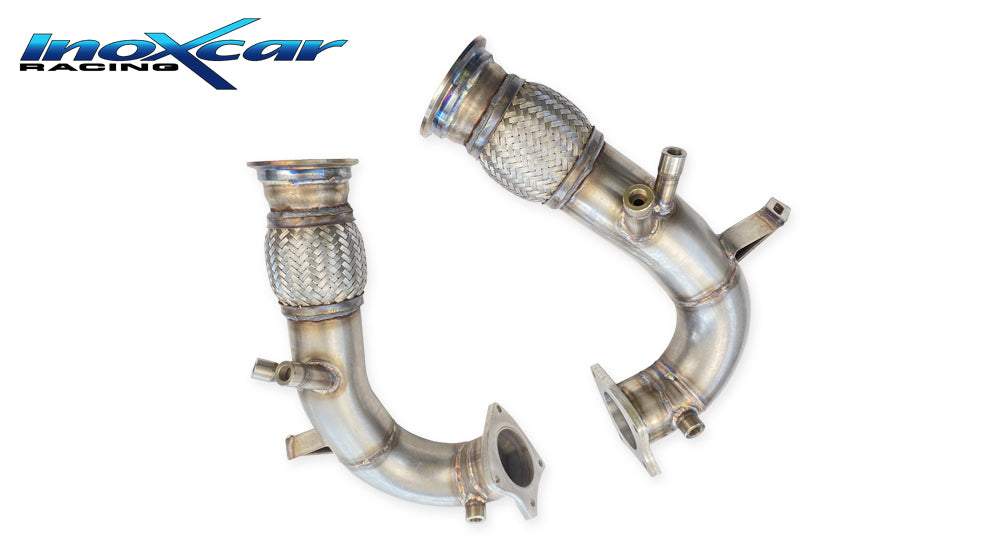 TOPF (elimina l'OPF) AUDI R8 5.2 V10 Coupé (570cv) 2019-- Tubazione Ø 76 - Autobox