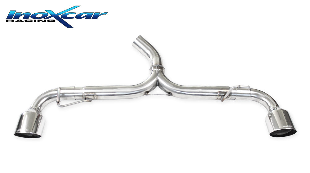 Scarico finale senza silenziatore 1X100 RACING destro e sinistro TOYOTA YARIS 1.6 GR (261cv) 2020-- Tubazione Ø 65 Raccordo Ø 65 - Autobox