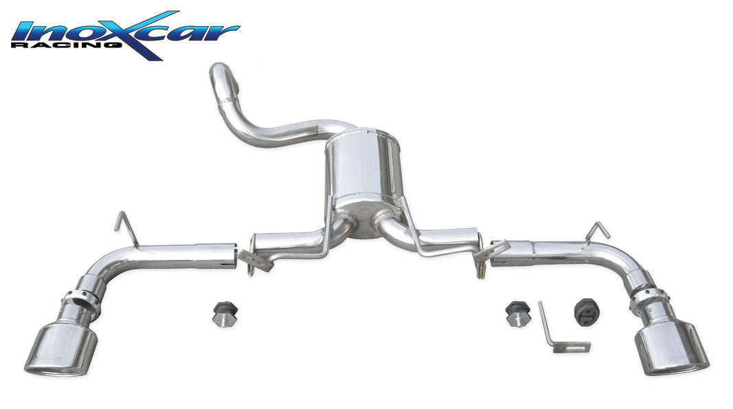 Scarico finale destro e sinistro 1X120X80 FIAT 500 1.4 16V (100CV) 2007-- Ø 48 - Autobox