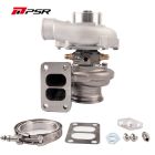 PSR3576 Compact Dual Ball Bearing Turbocharger - T3 DIVIDED INLET, V-BAND OUTLET, 0.86A/R