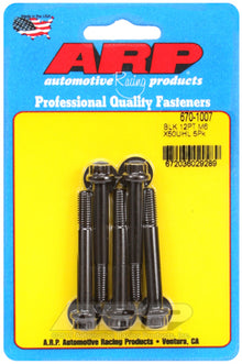 ARP M6 x 1.00 x 50 Black Oxide 12pt Bolts (5/pkg)