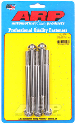 "3/8""-16 x 4.750 12pt SS bolts" (5pcs)