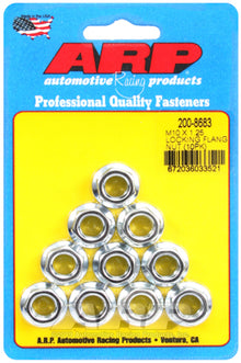 ARP M10 x 1.25 Locking Flange Nut Kit (10 pack)