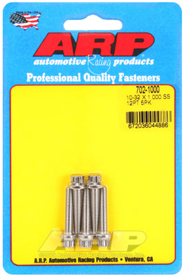 ARP Bolt 10-24 x 1.000" SS 12PT 5 Pcs.