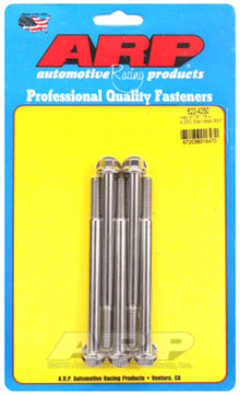 "5/16""-18 x 4.250 hex SS bolts"
