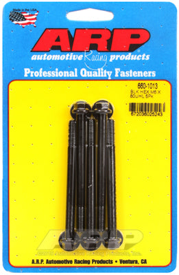 ARP M6 x 1.00 x 80 Hex Black Oxide Bolts (5/pkg)
