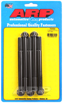 "7/16""-20 x 5.000 12pt black oxide bolts" (5pcs)