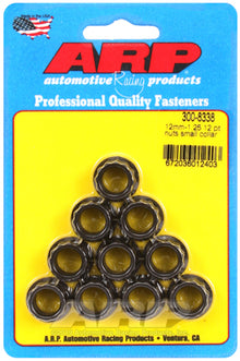 ARP M12 X 1.25 12pt Nut Kit Small Collar (Pack of 10)