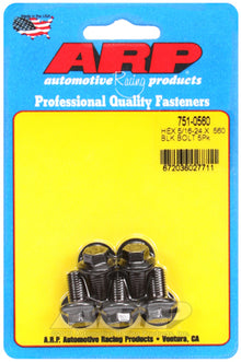 ARP 5/16-24 x .560 Hex Black Oxide Bolts