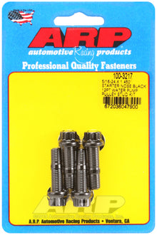 ARP 5/16-24x1.450 starter nose black 12pt WP pulley stud kit