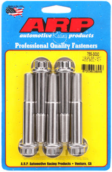 ARP 1/2in -20 x 3.000in 12pt SS Bolts (5/pkg)