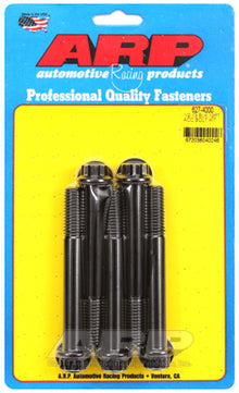 ARP 1/2in - 13 x 4.00in 12pt Black Oxide Bolts (5/pkg)
