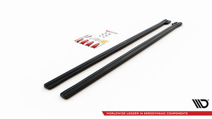 Side skirt diffusers "Minigonne" MAXTON DESIGN - Abarth 500 / 595 / 695 MK1 FACELIFT