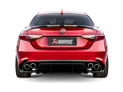 Impianto di scarico SLIP-ON (TITANIUM) Akrapovic - Alfa Romeo Giulia QV