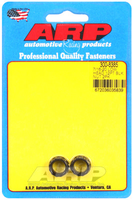 "7/16""-20. low head. .600 flange OD 12pt nut kit" (2pcs)