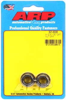 ARP Nut Kit M12 X 1.25 12PT 2 Pack