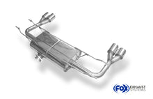 Terminale inox Omologato "CROSS DOPPIO" FOX Exhaust Systems - Abarth 124 Spider