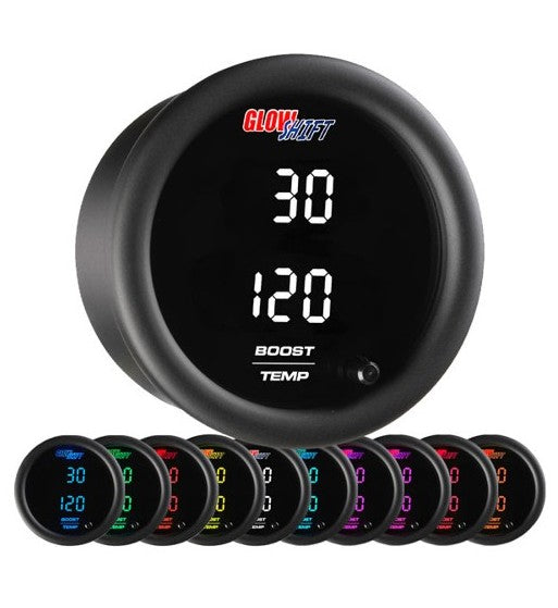 GLOWSHIFT TURBO + TEMPERATURA ACQUA/OLIO
