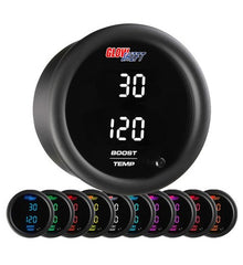 GLOWSHIFT TURBO + TEMPERATURA ACQUA/OLIO