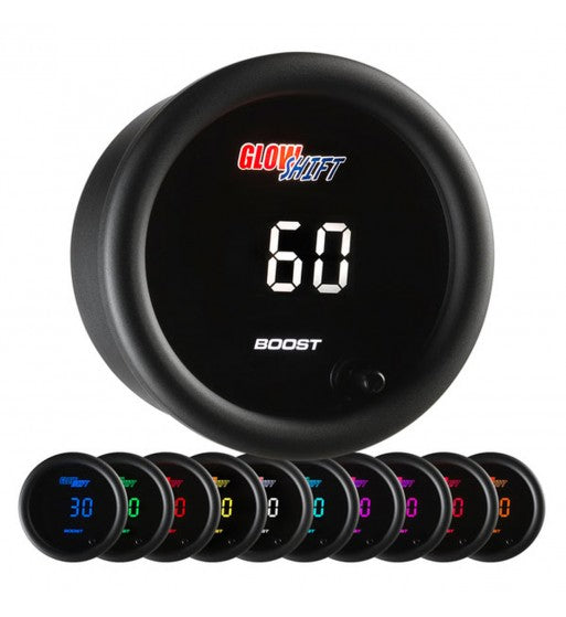 GLOWSHIFT MANOMETRO TURBO 0-4 BAR DIAM. 52MM
