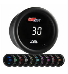 GLOWSHIFT PRESSIONE BENZINA 0-2 BAR DIAM.52MM DIGITALE