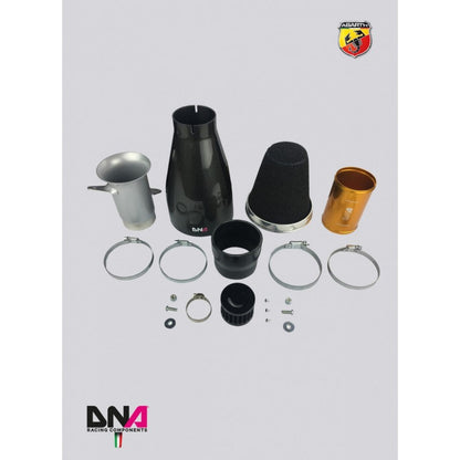 Kit Aspirazione "FREDDA" con effetto Venturi in Carbonio DNA Racing - Abarth 500 / 595 / 695