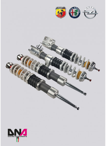 Kit di ammortizzatori "WRS" DNA Racing | Abarth Grande Punto / Punto Evo - Alfa Romeo Mito - Opel Corsa OPC D / E