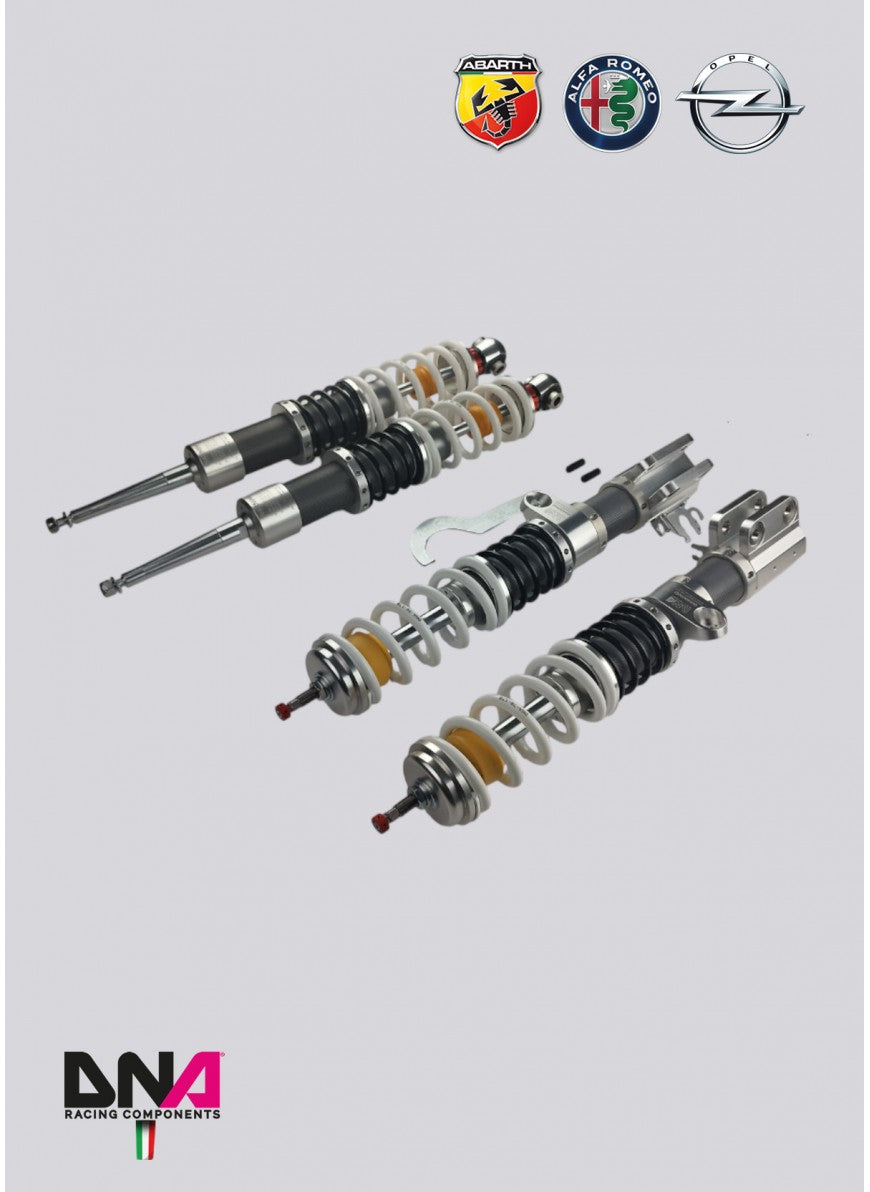 Kit di ammortizzatori "WRS" DNA Racing | Abarth Grande Punto / Punto Evo - Alfa Romeo Mito - Opel Corsa OPC D / E