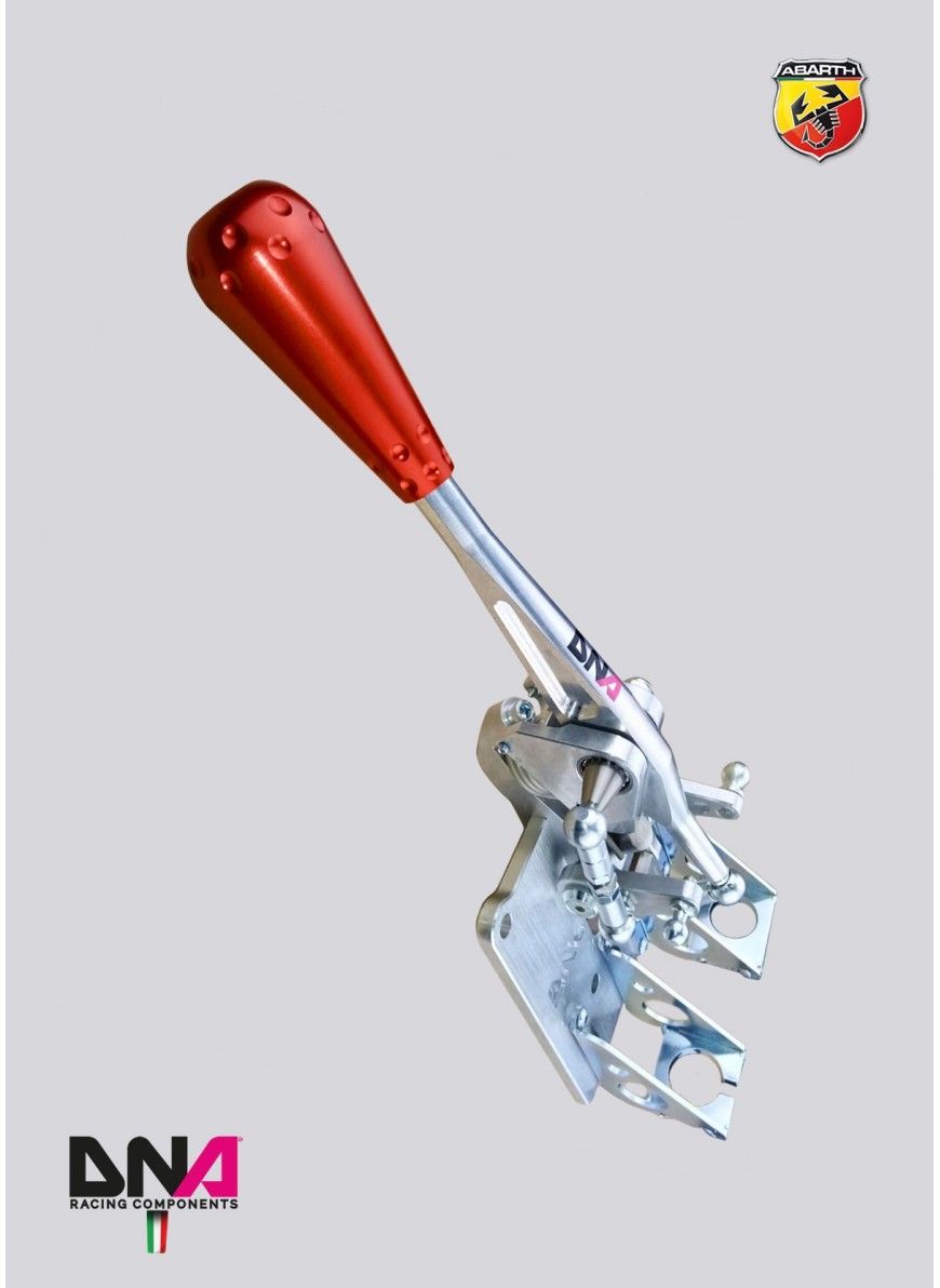 Pomello 695 style in alluminio anodizzato rosso