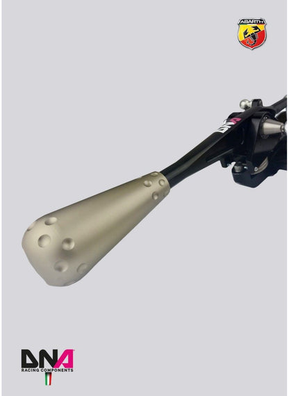 Pomello 695 style in alluminio anodizzato titanio