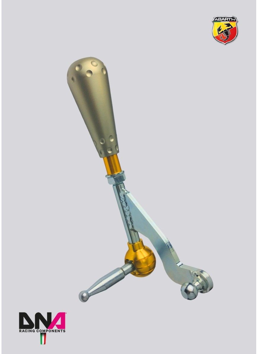 Pomello 695 style in alluminio anodizzato titanio