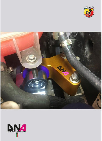 Kit supporto motore lato distribuzione "MOTORSPORT" DNA Racing - Abarth 500 / 595 / 695