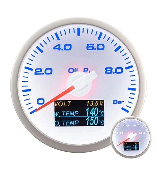 PRESSIONE OLIO ANALOGICO e VOLTMETRO DIGITALE DEPO
