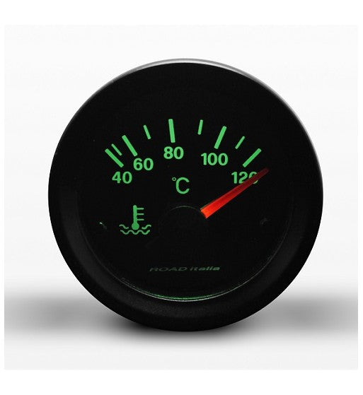 TERMOMETRO ACQUA RETROILLUMINATO VERDE ROADITALIA