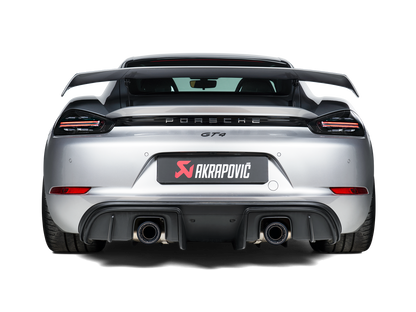 Impianto di scarico Akrapovic PORSCHE 718 Cayman GTS 4.0 con e senza GPF 2020-> - Autobox