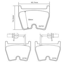 Set pastiglie Brembo Sport | HP2
07.B314.01 - Autobox