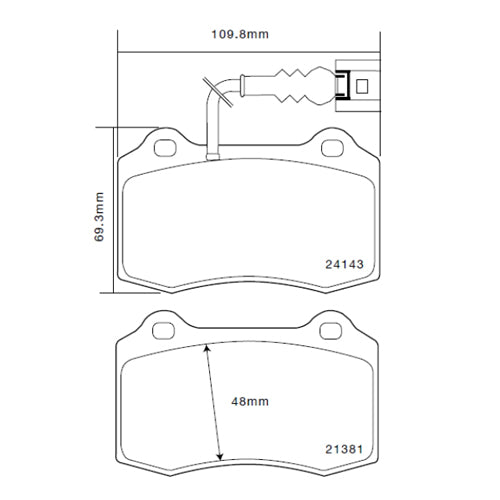 Set pastiglie Brembo Sport | HP2
07.B314.03 - Autobox