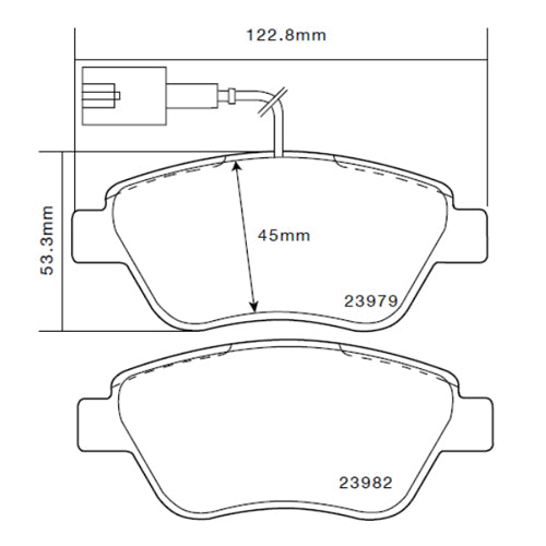 Set pastiglie Brembo Sport | HP2
07.B314.04 - Autobox
