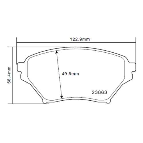 Set pastiglie Brembo Sport | HP2
07.B314.07 - Autobox