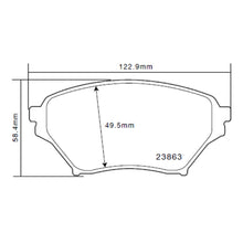 Set pastiglie Brembo Sport | HP2
07.B314.07 - Autobox
