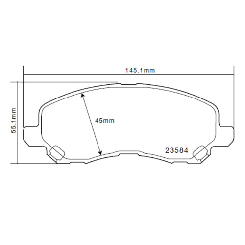 Set pastiglie Brembo Sport | HP2
07.B314.09 - Autobox
