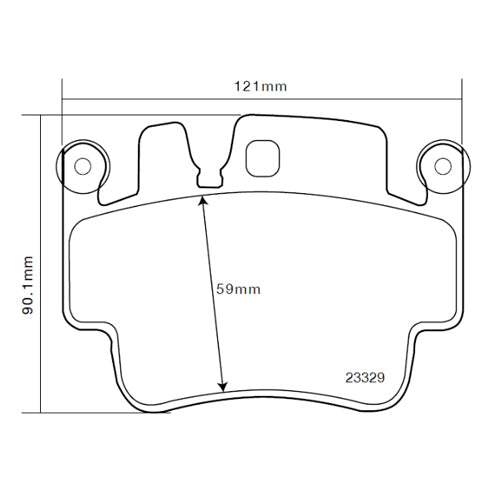 Set pastiglie Brembo Sport | HP2
07.B314.15 - Autobox
