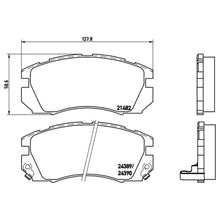 Set pastiglie Brembo Sport | HP2
07.B314.22 - Autobox