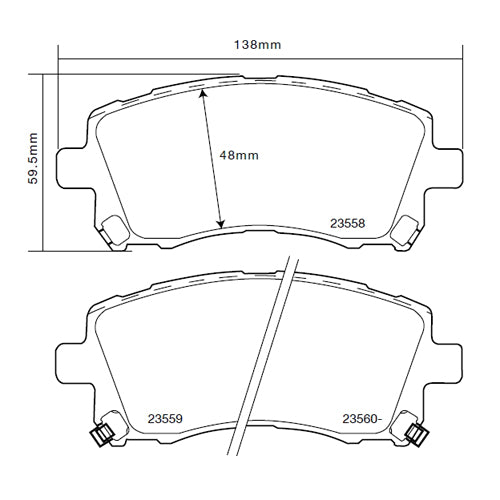 Set pastiglie Brembo Sport | HP2
07.B314.23 - Autobox