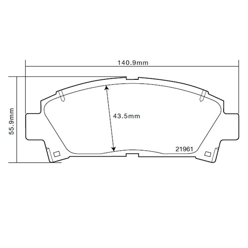 Set pastiglie Brembo Sport | HP2
07.B314.24 - Autobox