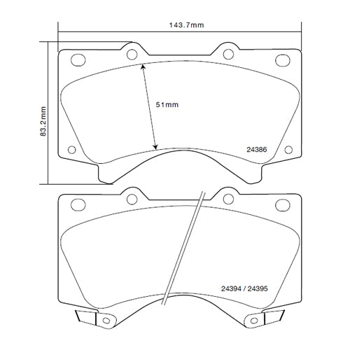Set pastiglie Brembo Sport | HP2
07.B314.25 - Autobox