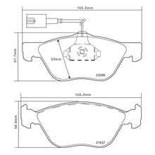 Set pastiglie Brembo Sport | HP2
07.B314.29 - Autobox