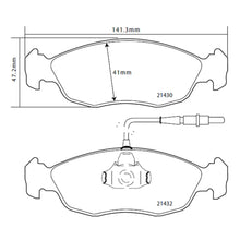 Set pastiglie Brembo Sport | HP2
07.B314.37 - Autobox